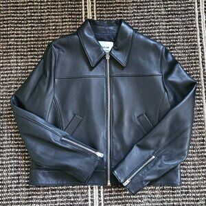 Coach Leather Jacket – Black, L